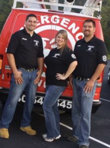 This Is Us 27 The Emergency Drain and Plumbing team stands together in front of their company van