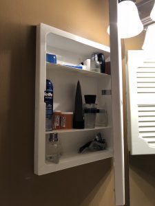 Do Not Store Prescriptions In Bathroom 4 cabinet